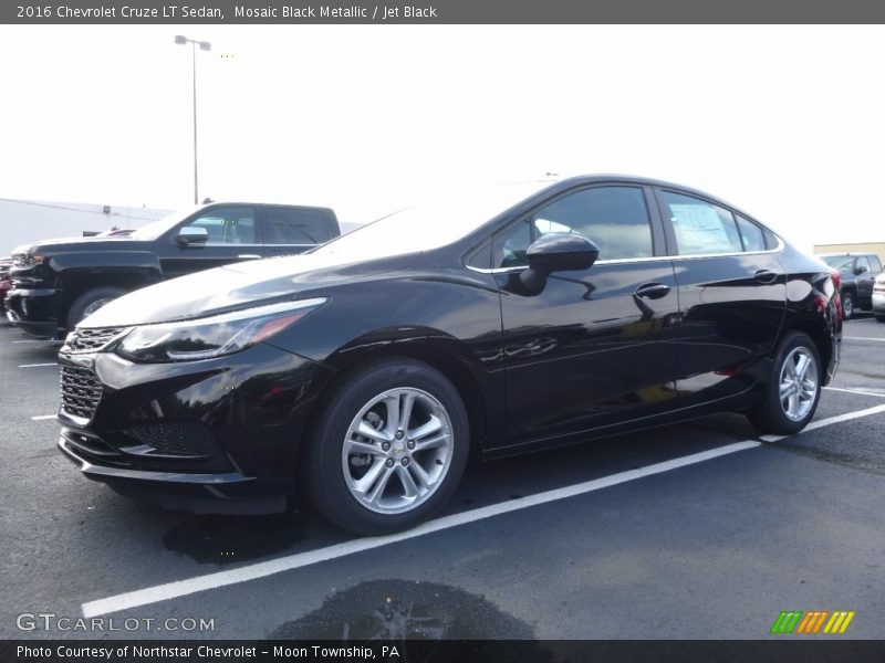 Mosaic Black Metallic / Jet Black 2016 Chevrolet Cruze LT Sedan