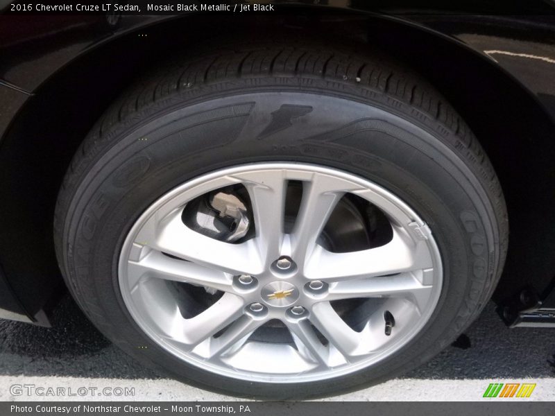 Mosaic Black Metallic / Jet Black 2016 Chevrolet Cruze LT Sedan