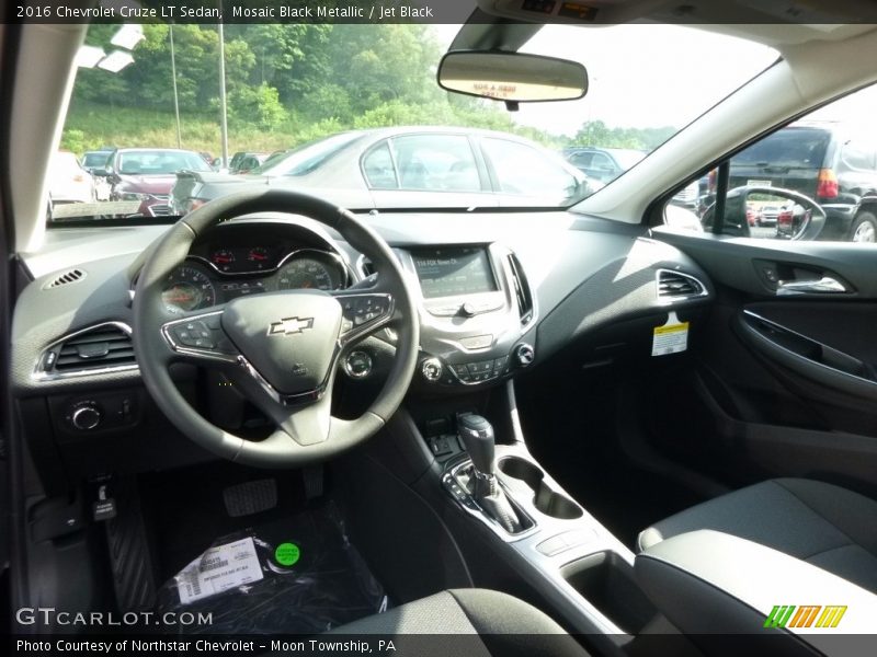 Mosaic Black Metallic / Jet Black 2016 Chevrolet Cruze LT Sedan