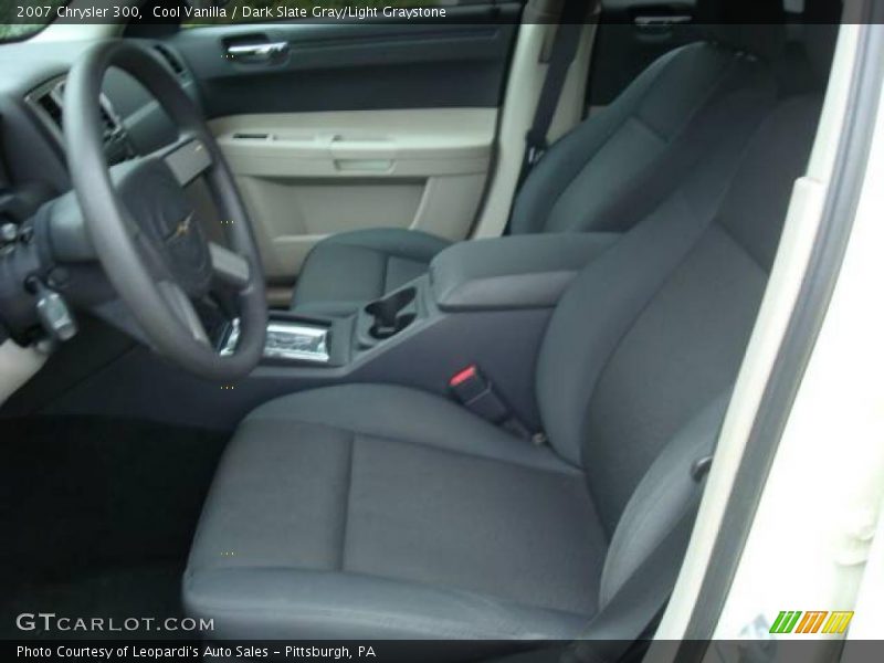 Cool Vanilla / Dark Slate Gray/Light Graystone 2007 Chrysler 300