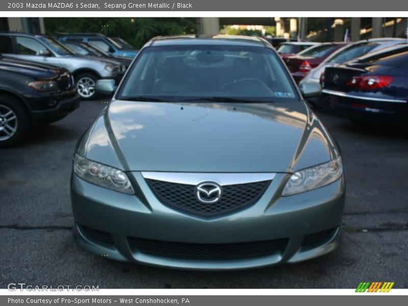 Sepang Green Metallic / Black 2003 Mazda MAZDA6 s Sedan