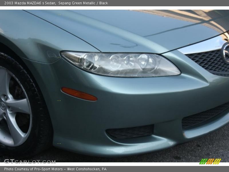 Sepang Green Metallic / Black 2003 Mazda MAZDA6 s Sedan