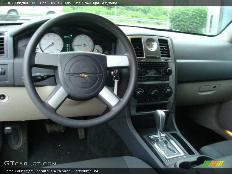 Cool Vanilla / Dark Slate Gray/Light Graystone 2007 Chrysler 300