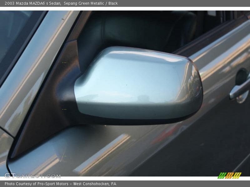 Sepang Green Metallic / Black 2003 Mazda MAZDA6 s Sedan