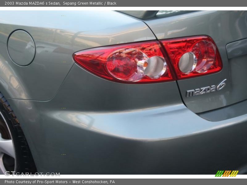 Sepang Green Metallic / Black 2003 Mazda MAZDA6 s Sedan