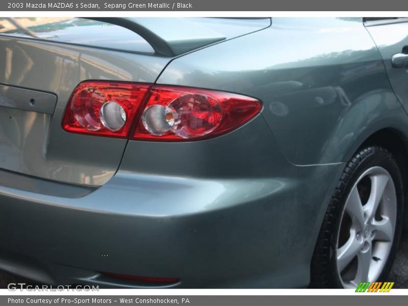 Sepang Green Metallic / Black 2003 Mazda MAZDA6 s Sedan