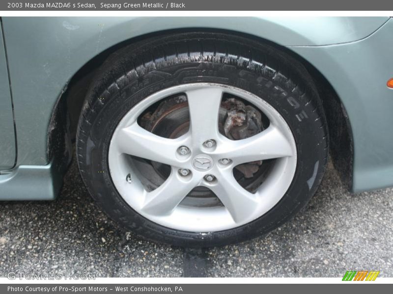 Sepang Green Metallic / Black 2003 Mazda MAZDA6 s Sedan