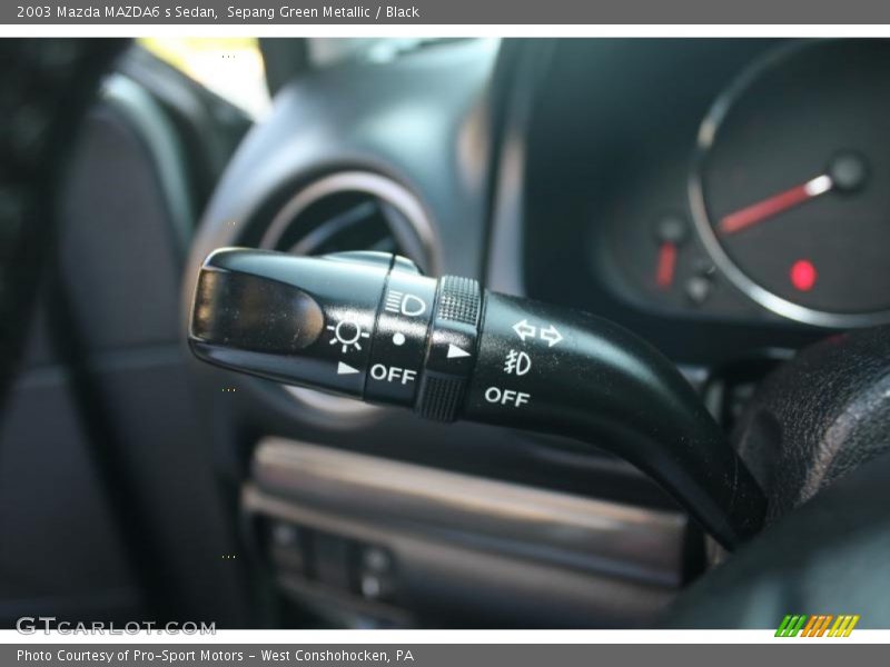 Sepang Green Metallic / Black 2003 Mazda MAZDA6 s Sedan