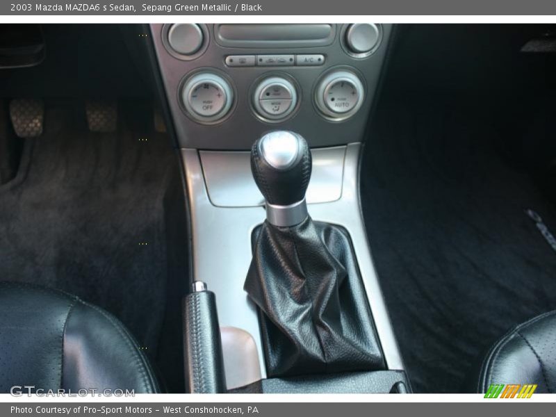 Sepang Green Metallic / Black 2003 Mazda MAZDA6 s Sedan