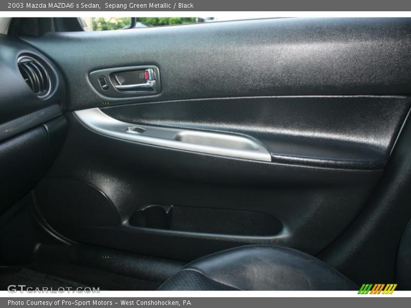 Sepang Green Metallic / Black 2003 Mazda MAZDA6 s Sedan