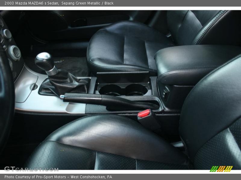 Sepang Green Metallic / Black 2003 Mazda MAZDA6 s Sedan