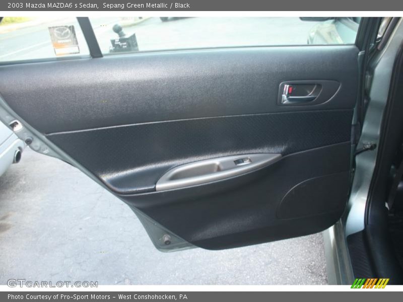 Sepang Green Metallic / Black 2003 Mazda MAZDA6 s Sedan