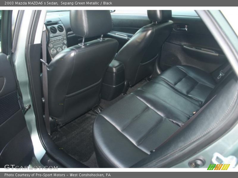 Sepang Green Metallic / Black 2003 Mazda MAZDA6 s Sedan