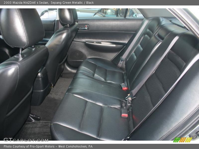 Sepang Green Metallic / Black 2003 Mazda MAZDA6 s Sedan