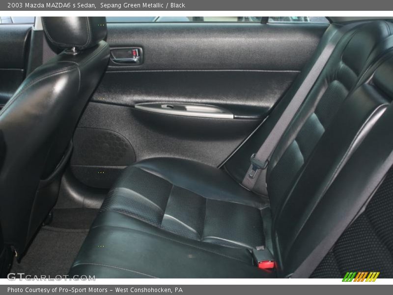 Sepang Green Metallic / Black 2003 Mazda MAZDA6 s Sedan