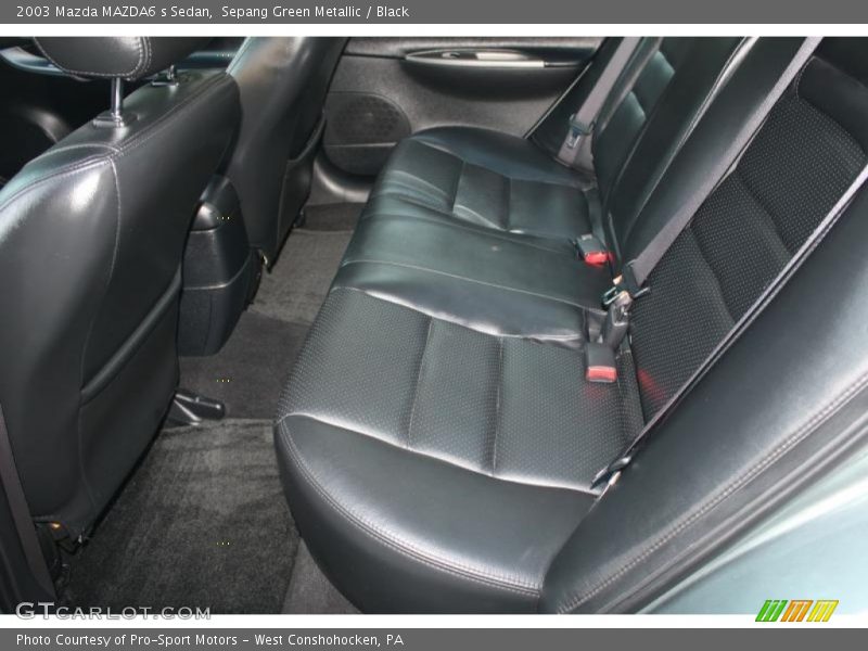 Sepang Green Metallic / Black 2003 Mazda MAZDA6 s Sedan