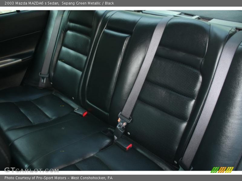 Sepang Green Metallic / Black 2003 Mazda MAZDA6 s Sedan