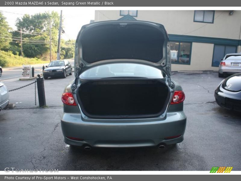 Sepang Green Metallic / Black 2003 Mazda MAZDA6 s Sedan