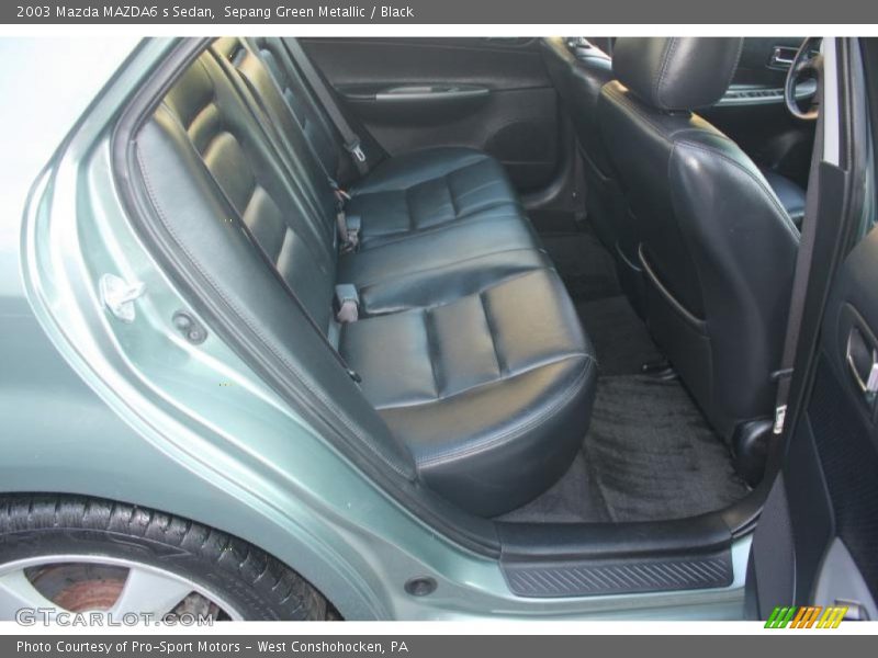 Sepang Green Metallic / Black 2003 Mazda MAZDA6 s Sedan