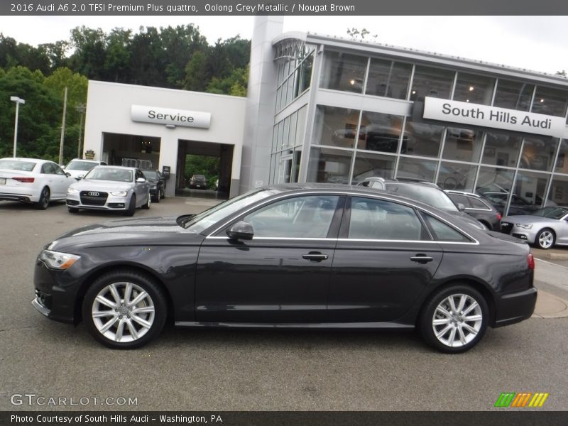 Oolong Grey Metallic / Nougat Brown 2016 Audi A6 2.0 TFSI Premium Plus quattro