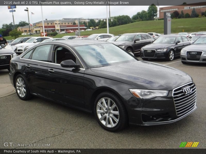 Oolong Grey Metallic / Nougat Brown 2016 Audi A6 2.0 TFSI Premium Plus quattro