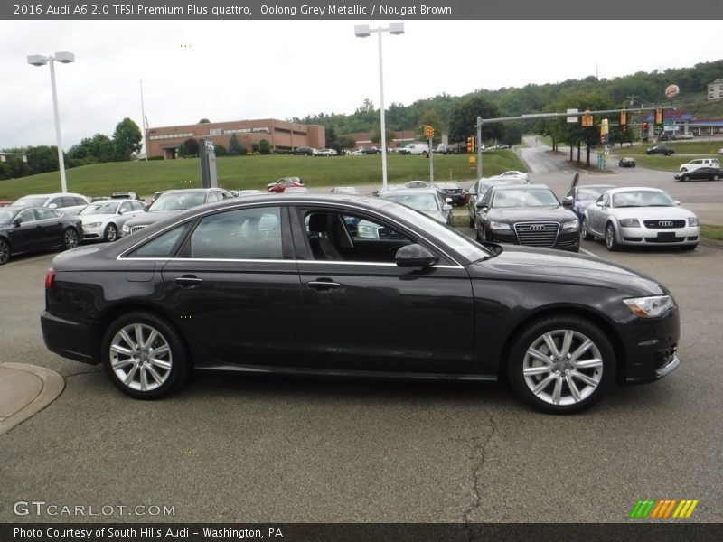 Oolong Grey Metallic / Nougat Brown 2016 Audi A6 2.0 TFSI Premium Plus quattro