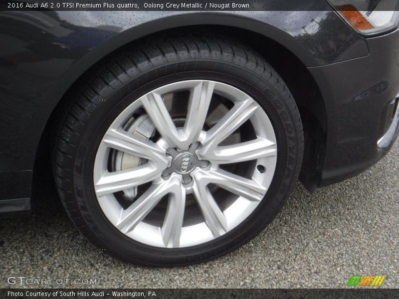 Oolong Grey Metallic / Nougat Brown 2016 Audi A6 2.0 TFSI Premium Plus quattro