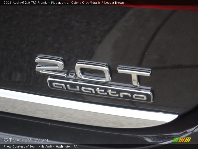 Oolong Grey Metallic / Nougat Brown 2016 Audi A6 2.0 TFSI Premium Plus quattro
