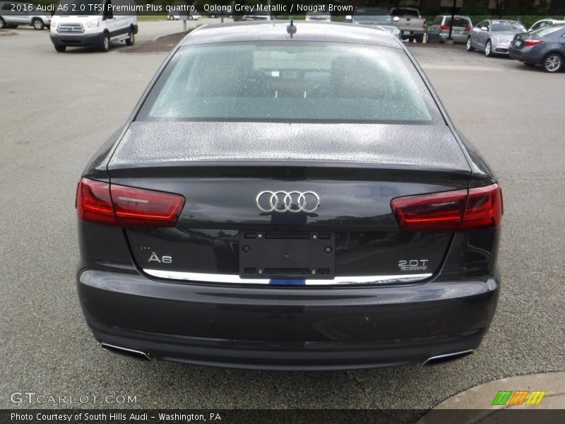 Oolong Grey Metallic / Nougat Brown 2016 Audi A6 2.0 TFSI Premium Plus quattro