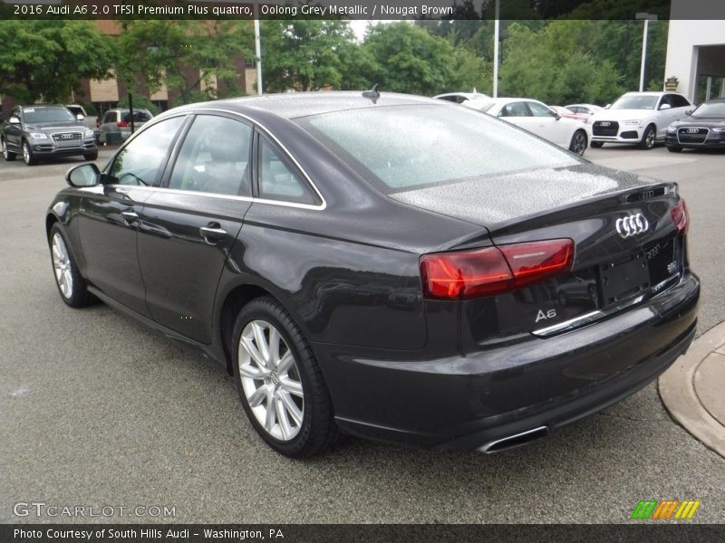 Oolong Grey Metallic / Nougat Brown 2016 Audi A6 2.0 TFSI Premium Plus quattro