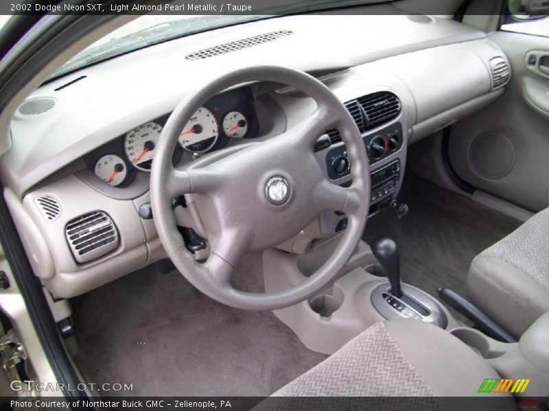 Light Almond Pearl Metallic / Taupe 2002 Dodge Neon SXT