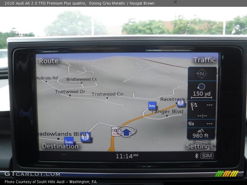 Oolong Grey Metallic / Nougat Brown 2016 Audi A6 2.0 TFSI Premium Plus quattro