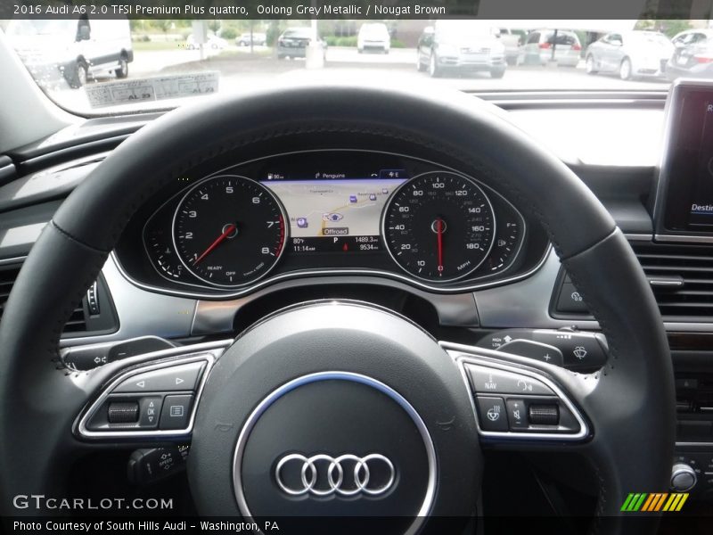 Oolong Grey Metallic / Nougat Brown 2016 Audi A6 2.0 TFSI Premium Plus quattro