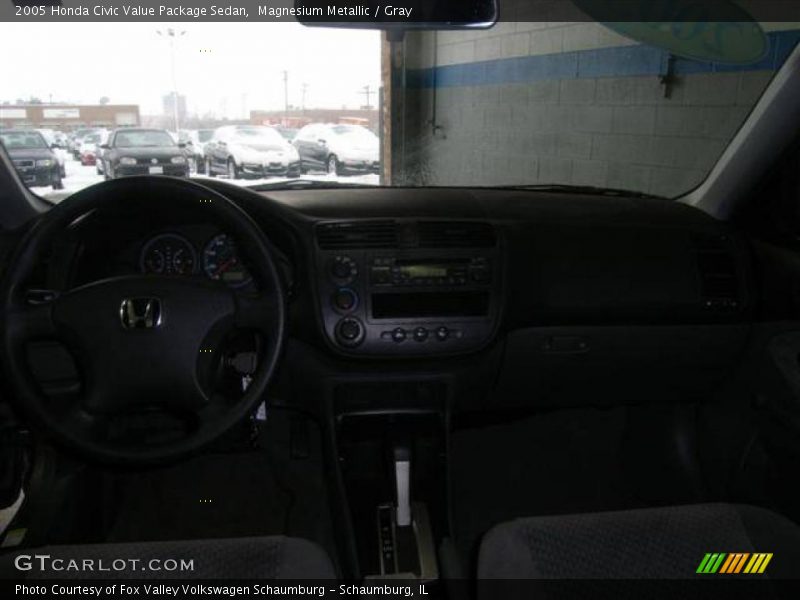 Magnesium Metallic / Gray 2005 Honda Civic Value Package Sedan