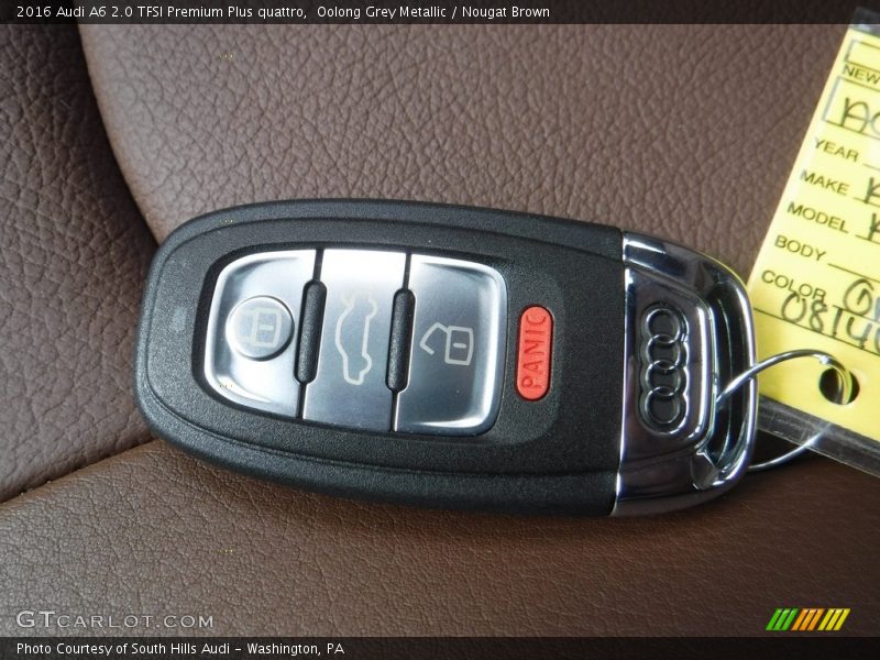 Oolong Grey Metallic / Nougat Brown 2016 Audi A6 2.0 TFSI Premium Plus quattro