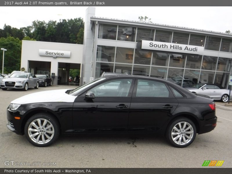 Brilliant Black / Black 2017 Audi A4 2.0T Premium quattro