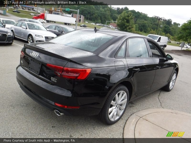 Brilliant Black / Black 2017 Audi A4 2.0T Premium quattro