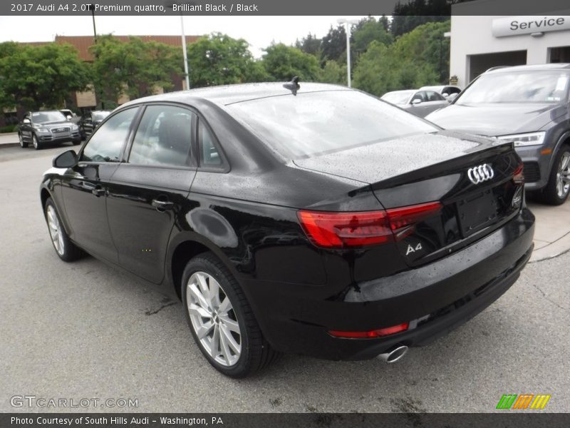 Brilliant Black / Black 2017 Audi A4 2.0T Premium quattro