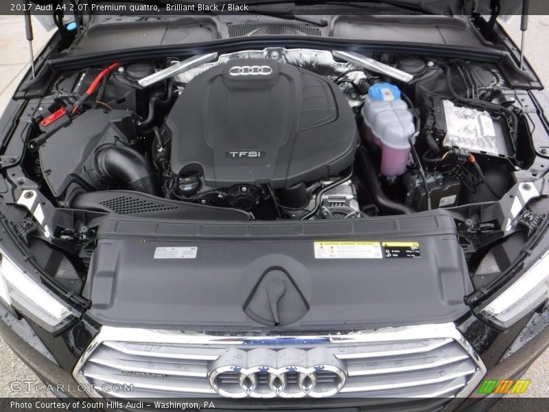 Brilliant Black / Black 2017 Audi A4 2.0T Premium quattro