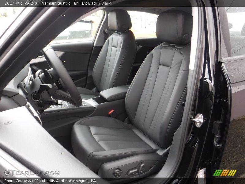 Brilliant Black / Black 2017 Audi A4 2.0T Premium quattro