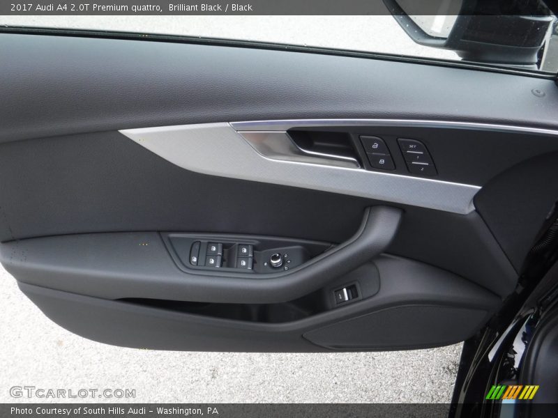 Brilliant Black / Black 2017 Audi A4 2.0T Premium quattro