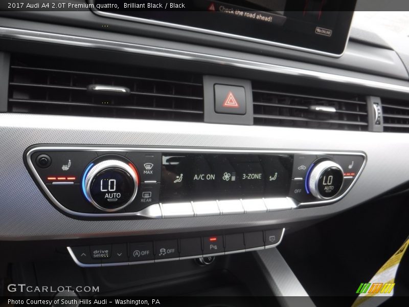 Brilliant Black / Black 2017 Audi A4 2.0T Premium quattro