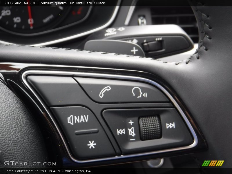 Brilliant Black / Black 2017 Audi A4 2.0T Premium quattro