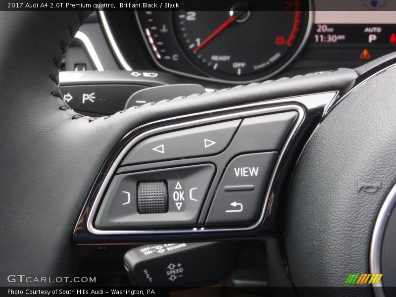 Brilliant Black / Black 2017 Audi A4 2.0T Premium quattro