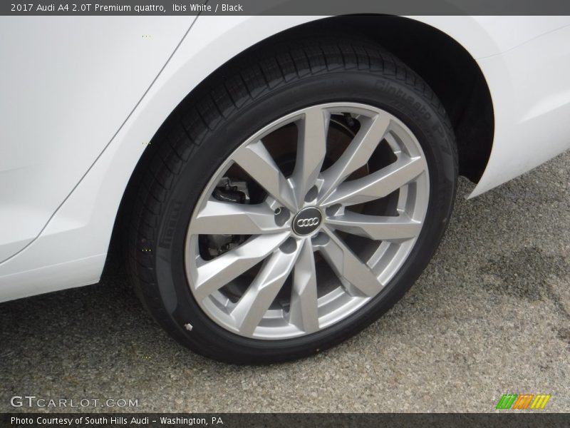 Ibis White / Black 2017 Audi A4 2.0T Premium quattro