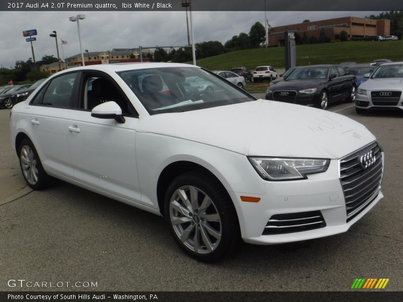 Ibis White / Black 2017 Audi A4 2.0T Premium quattro