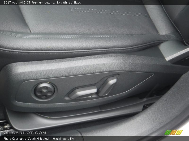 Ibis White / Black 2017 Audi A4 2.0T Premium quattro