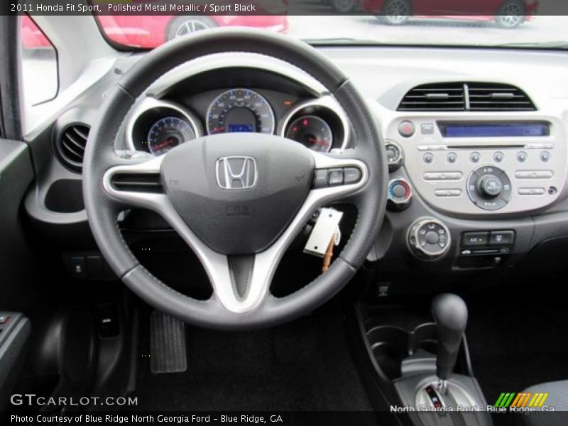 Polished Metal Metallic / Sport Black 2011 Honda Fit Sport