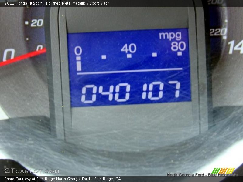 Polished Metal Metallic / Sport Black 2011 Honda Fit Sport