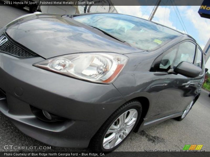 Polished Metal Metallic / Sport Black 2011 Honda Fit Sport